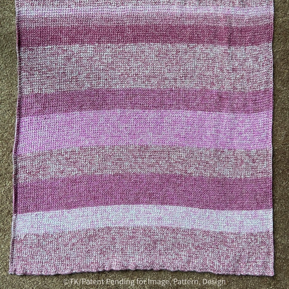 Silky Soft Multi-Pink, Striped Preemie Baby Blanket